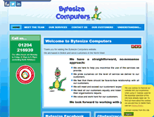 Tablet Screenshot of bytesizecomputers.net